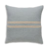 Big Sur Square Pillow in Spa Blue / Ivory | Alicia Adams Alpaca at Fig Linens and Home