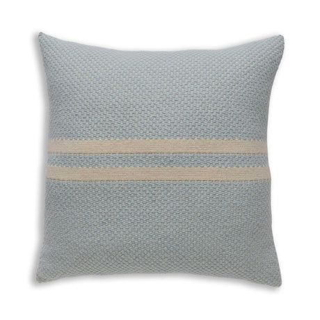 Big Sur Square Pillow in Spa Blue / Ivory | Alicia Adams Alpaca at Fig Linens and Home