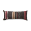 Casablanca Long Lumbar Pillow in Chocolate / Brick | Alicia Adams Alpaca at Fig Linens and Home