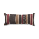 Casablanca Long Lumbar Pillow in Chocolate / Brick | Alicia Adams Alpaca at Fig Linens and Home