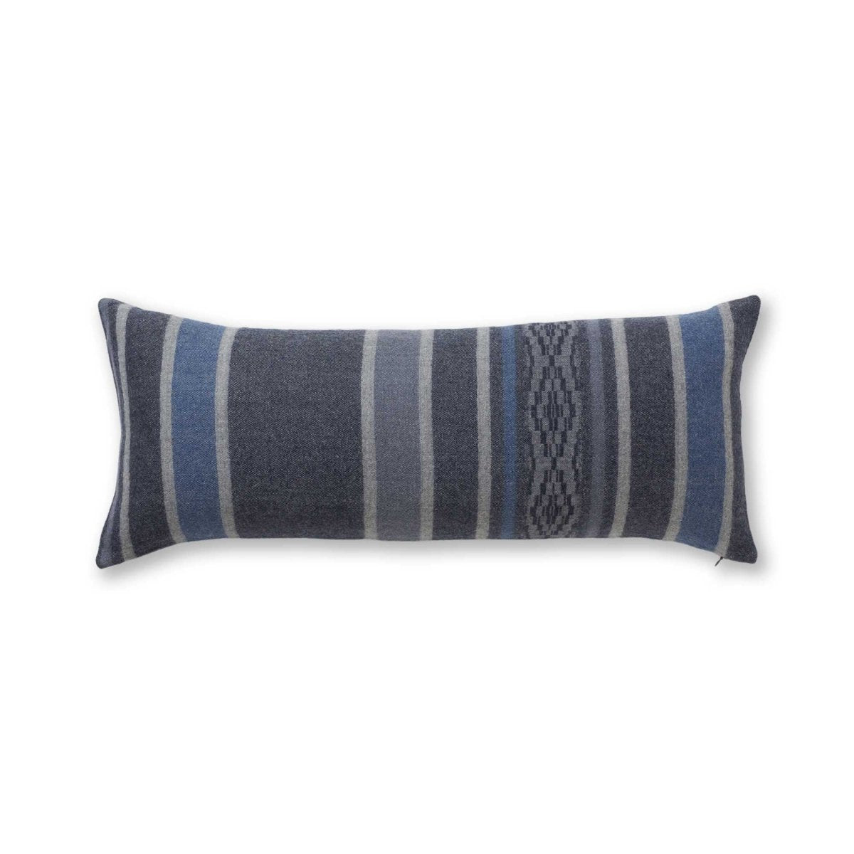 Casablanca Long Lumbar Pillow in Navy / Admirals Blue | Alicia Adams Alpaca at Fig Linens and Home