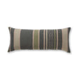 Casablanca Long Lumbar Pillow in Velvet Green / Juniper | Alicia Adams Alpaca at Fig Linens and Home