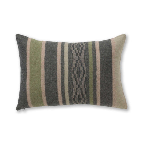 Casablanca Lumbar Pillow in Velvet Green / Juniper | Alicia Adams Alpaca at Fig Linens and Home