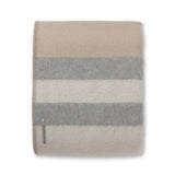 Alicia Adams Alpaca King Field Bed Blanket at Fig Linens and Home - Beige, Light Grey and Ivory