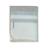 Field Throw Blanket in Beige / Ivory / Light Grey | Alicia Adams Alpaca at Fig Linens and Home