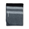 Field Throw Blanket in Black / Charcoal / Light Grey | Alicia Adams Alpaca at Fig Linens and Home