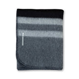 Field Throw Blanket in Black / Charcoal / Light Grey | Alicia Adams Alpaca at Fig Linens and Home