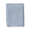 Field Throw Blanket in Chambray | Alicia Adams Alpaca at Fig Linens and Home