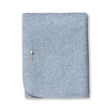 Field Throw Blanket in Chambray | Alicia Adams Alpaca at Fig Linens and Home