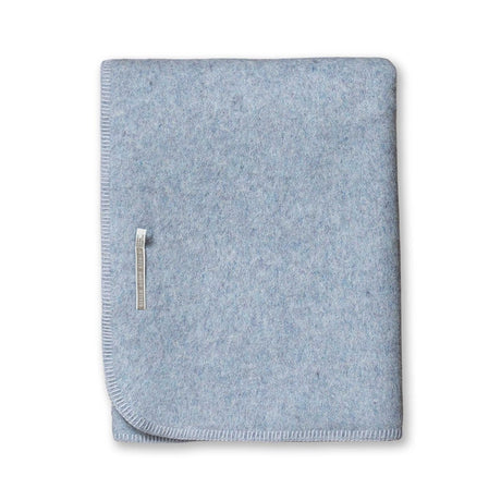 Field Throw Blanket in Chambray | Alicia Adams Alpaca at Fig Linens and Home
