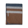 Field Throw Blanket in Charcoal / Cognac / Taupe | Alicia Adams Alpaca at Fig Linens and Home
