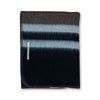 Field Throw Blanket in Chocolate / Black / Dark Grey | Alicia Adams Alpaca at Fig Linens and Home