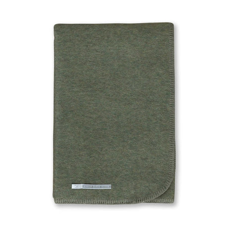 Field Throw Blanket in Forest Green | Alicia Adams Alpaca at Fig Linens and Home