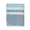Field Throw Blanket in Light Blue / Light Grey / Ivory | Alicia Adams Alpaca at Fig Linens and Home