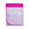 Field Throw Blanket Shocking Pink / Light Pink / Ivory | Alicia Adams Alpaca at Fig Linens and Home