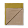 Alicia Adams Alpaca Hudson Bed Blanket at Fig Linens and Home in French Yellow and Beige