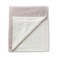 Alicia Adams Alpaca Hudson Bed Blanket at Fig Linens and Home in Ivory and Light Taupe