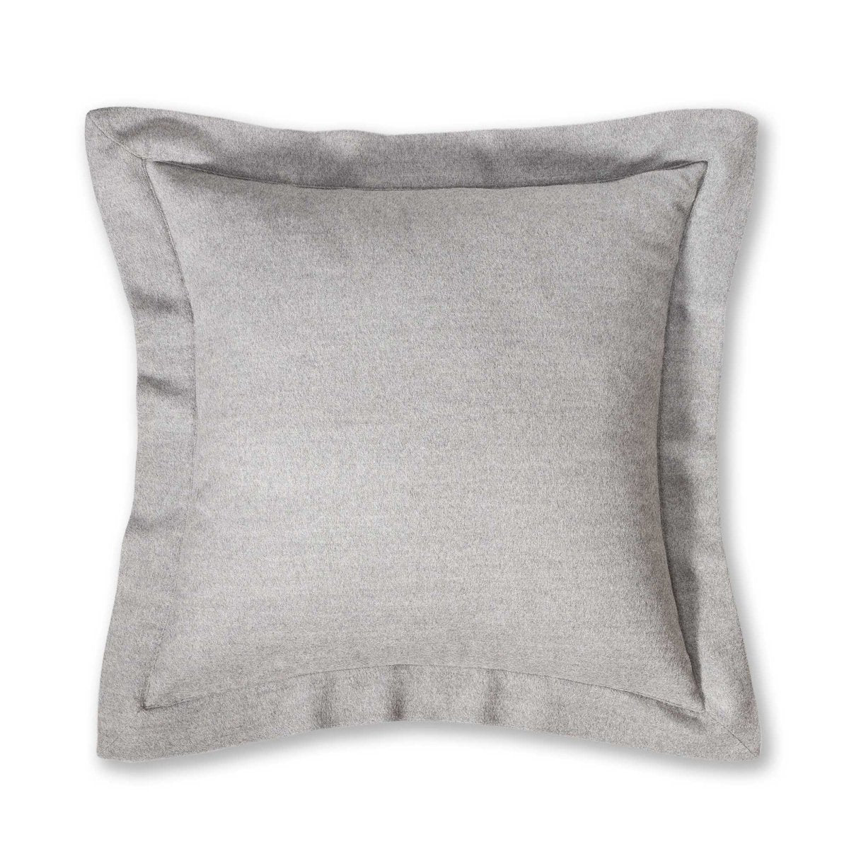 Hudson Euro Pillow in Light Grey | Alicia Adams Alpaca at Fig Linens and Home