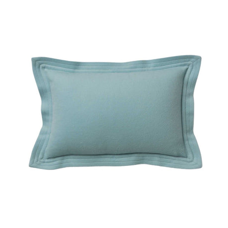Hudson Lumbar Pillow in Aqua | Alicia Adams Alpaca at Fig Linens and Home