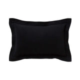Hudson Lumbar Pillow in Black | Alicia Adams Alpaca at Fig Linens and Home