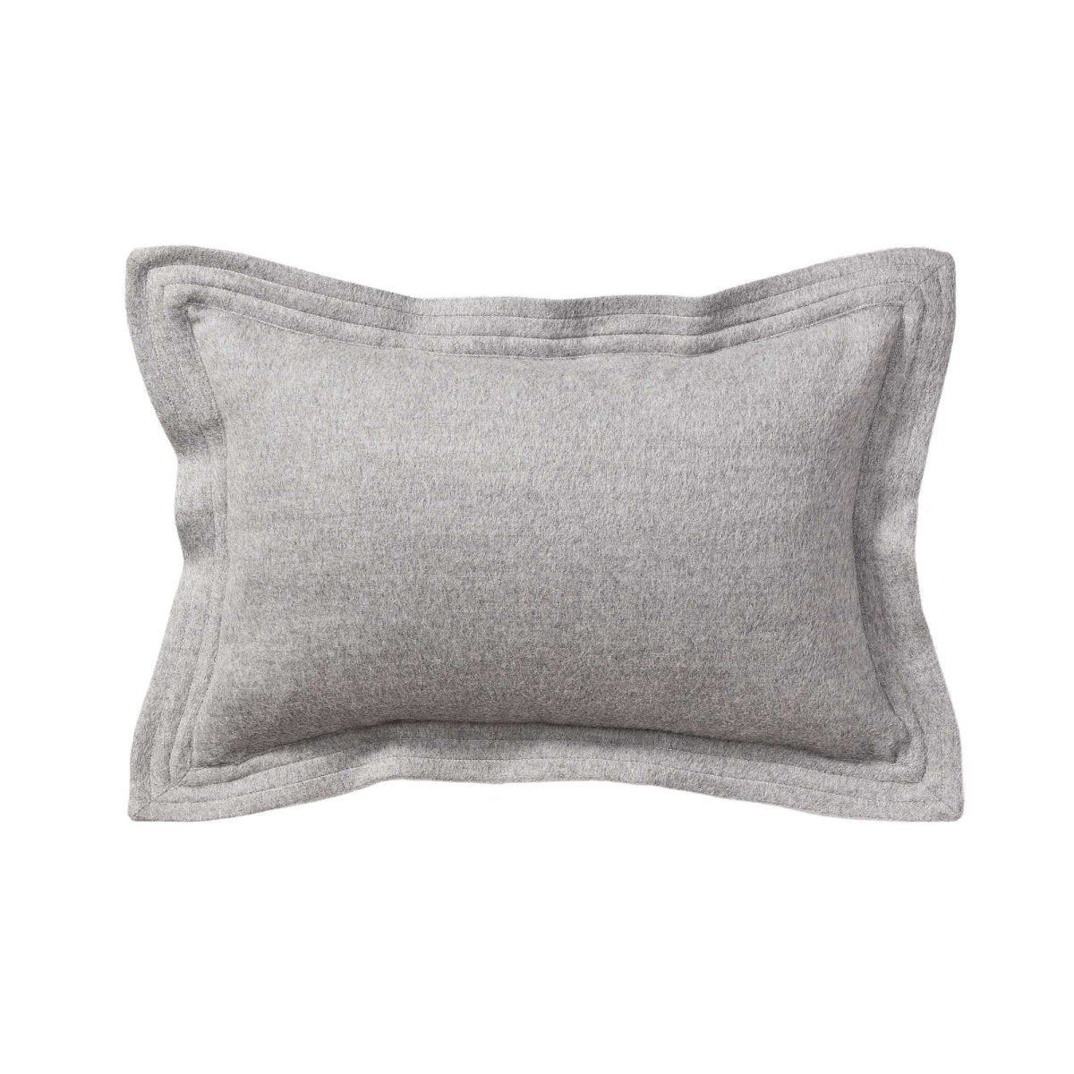Hudson Lumbar Pillow in Light Grey | Alicia Adams Alpaca at Fig Linens and Home