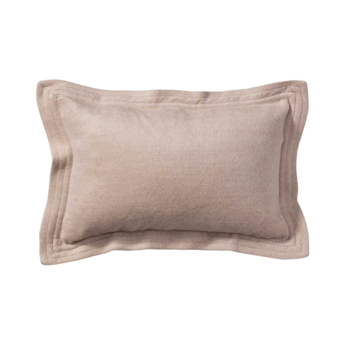 Hudson Lumbar Pillow in Light Taupe | Alicia Adams Alpaca at Fig Linens and Home