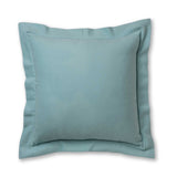 Hudson Square Pillow in Aqua | Alicia Adams Alpaca at Fig Linens and Home