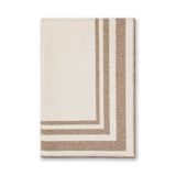 Alicia Adams Alpaca Mazing Bed Blanket in Ivory and Taupe at Fig Linens and Home