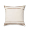 Mazing Euro Pillow in Ivory / Taupe | Alicia Adams Alpaca at Fig Linens and Home