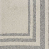 Mazing Euro in Ivory and Light Grey - Alicia Adams Alpaca at Fig Linens and Home