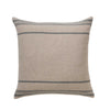 Mazing Euro Pillow in Light Taupe / Dark Grey | Alicia Adams Alpaca at Fig Linens and Home