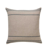 Mazing Euro Pillow in Light Taupe / Dark Grey | Alicia Adams Alpaca at Fig Linens and Home