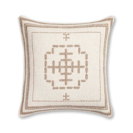 Mazing Pillow in Ivory / Taupe | Alicia Adams Alpaca at Fig Linens and Home
