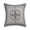 Mazing Pillow in Light Grey / Navy | Alicia Adams Alpaca at Fig Linens and Home