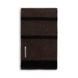 Meadow Throw in Black / Dark Taupe | Alicia Adams Alpaca at Fig Linens and Home