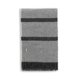 Meadow Throw in Ivory / Light Grey | Alicia Adams Alpaca at Fig Linens and Home