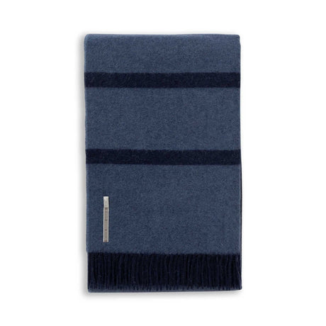 Meadow Throw in Navy / English Manor | Alicia Adams Alpaca at Fig Linens and Home