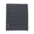 Mystic Bed Blanket by Alicia Adams Alpaca - Navy Blue with Ivory at Fig Linens and Home