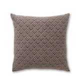 Mystic Euro Pillow in Light Taupe / Black | Alicia Adams Alpaca at Fig Linens and Home