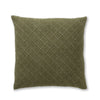 Mystic Euro Pillow in Light Taupe / Hunter | Alicia Adams Alpaca at Fig Linens and Home