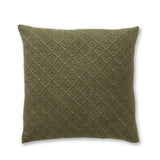 Mystic Euro Pillow in Light Taupe / Hunter | Alicia Adams Alpaca at Fig Linens and Home