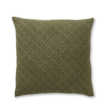 Mystic Euro Pillow in Light Taupe / Hunter | Alicia Adams Alpaca at Fig Linens and Home
