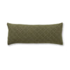 Mystic Long Lumbar Pillow in Light Taupe / Hunter | Alicia Adams Alpaca at Fig Linens and Home