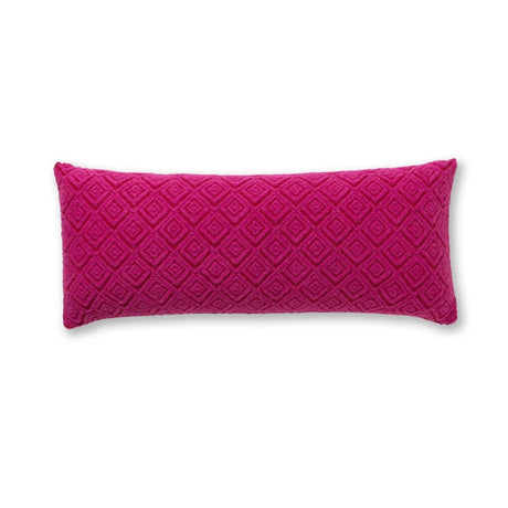 Mystic Long Lumbar Pillow in Shocking Pink / Scarlet | Alicia Adams Alpaca at Fig Linens and Home