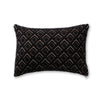 Mystic Lumbar Pillow in Light Taupe / Black | Alicia Adams Alpaca at Fig Linens and Home