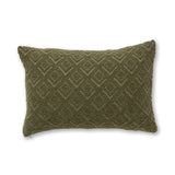 Mystic Lumbar Pillow in Light Taupe / Hunter | Alicia Adams Alpaca at Fig Linens and Home