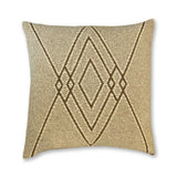 Mystic Square Pillow in Cognac / Beige | Alicia Adams Alpaca at Fig Linens and Home