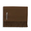 Cognac Throw Blanket - Alicia Adams Alpaca Patmos Throw at Fig Linens and Home