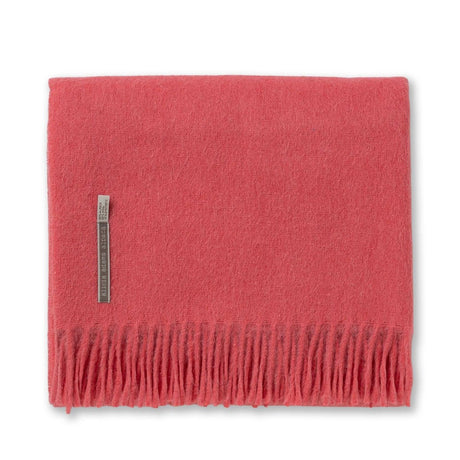 Coral Throw Blanket - Alicia Adams Alpaca Patmos Throw at Fig Linens and Home
