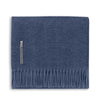 Denim Blue Throw Blanket - Alicia Adams Alpaca Patmos Throw at Fig Linens and Home